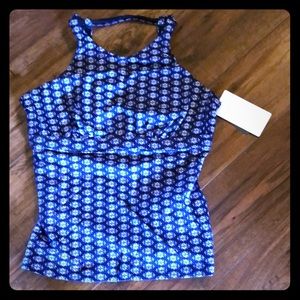 NWT Athleta Tangier Tankini Top 40C